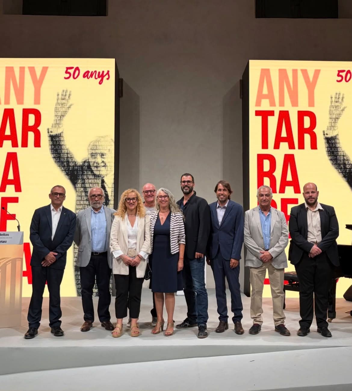 Cervelló, present a l’inici de l’Any Tarradellas, que commemora els 50 anys del retorn del president